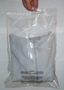 Lip and Tape Poly with Suffocation Warning Bags